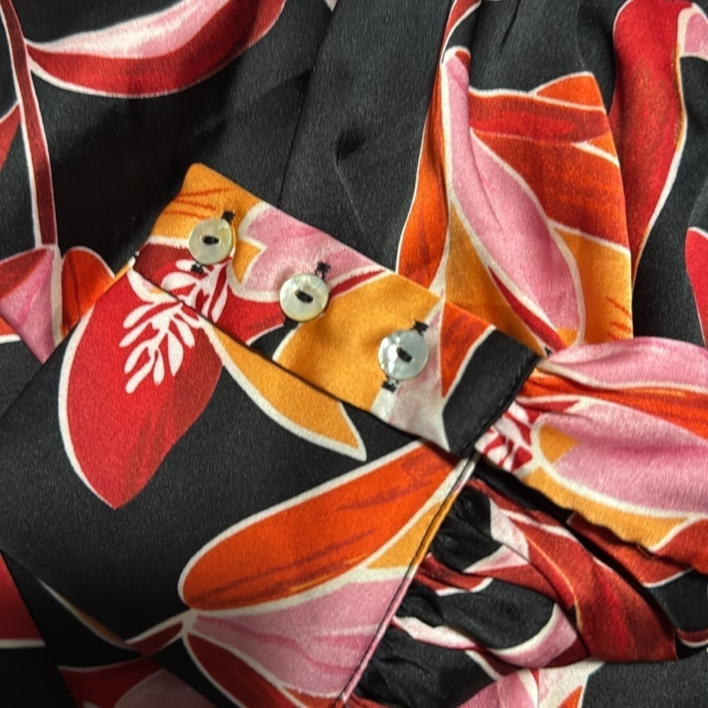 Entro floral pleated blouse - Picture 6 of 10